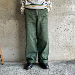 GD390 US ARMY the US armed forces America army Baker pants 70s OG107 utility pants army bread cotton satin military 