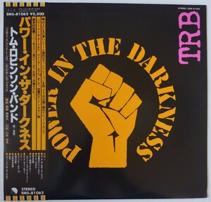 TRB Power In The Darkness/トム・ロビンソン・バンド/1978年帯付き国内盤EMI EMS-81062