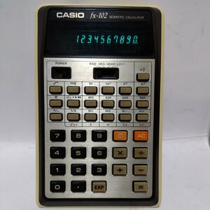 CASIO Casio программируемый калькулятор fx-102 Showa Retro 