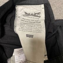 W36 ★ 新品 リーバイス 505 ウォーム レギュラーストレート ストレッチパンツ LEVI'S 暖パン WARM 保温 黒 ブラック 00505-2044_画像5