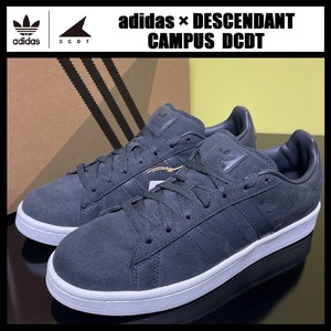 26.5cm ★ 新品 adidas ×DESCENDANT CAMPUS DCDT アディダス オリジナルス ディセンダント スニーカー キャンパス グレー HQ8875