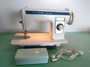 ● 昭和レトロ 当時物 希少 brother ブラザー ミシン Deluxe150 HA2-B150 台取外し品 通電 動作確認済 中古品 ③