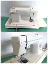 ● レトロ 当時物 JANOME ジャノメ ミシン model 374 NO.733200120 フットコントローラー 付属 動作確認済 ③_画像4