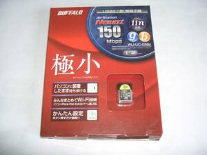 BUFFALO バッファロー 無線LAN子機 AirStation WLI-UC-GNM 極小 USB2.0用 元箱＆取説＆付属ＣＤ付き