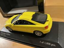 ★★★ 1/43 MINICHAMPS TOYOTA CELICA ZZT231 系 トヨタ セリカ Yellow 【難あり】★★★_画像4