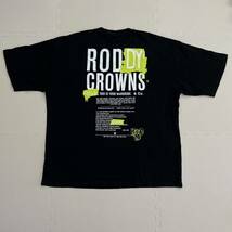 RODEO CROWNS ロデオクラウンズ バッグビッグプリントTシャツ 半袖Tシャツ ブラック 黒 メンズ Lサイズ Y_画像1