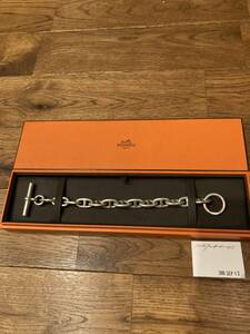 HERMES Chaine dAncre シェーヌダンクル GM 13 コマ ブレスレット エルメス ヴィンテージ 2000年代初期　高島屋購入