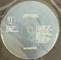 【試聴　ユーロビート】Alphatown - Body Rock 12'' 5Ver. シュリンクカバー_画像2