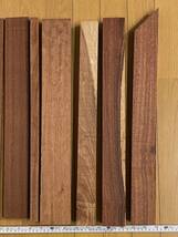 ◆本花梨 端材 8点 36～55cm 乾燥材◆唐木 天然木 無垢 材料 DIY_画像5