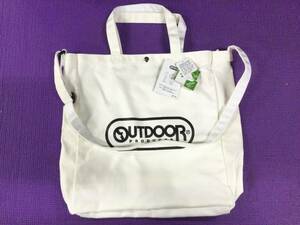 【FF8116/80/0】新品未使用★OUTDOO PRODUCTS 2WAYトートバッグ★キャンバス&ヘザー★大容量★エコバッグ★18L★アウトドア★タグ付き★