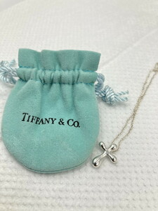 袋付き TIFFANY＆CO. ティファニー クロス 十字架 シルバー 925 ネックレス　352202000008