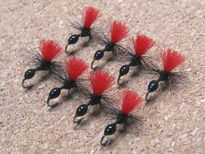  dry fly твердый ракушка Anne tote rest настоящий pala Shute #14BL 8 шт 