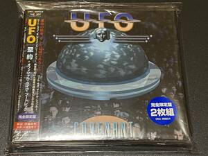 ◆未使用品◆1stプレス◆完全限定盤◆帯付き◆UFO/聖約＋オフィシャル・ライヴ・ブートレッグ◆マイケルシェンカー(g)◆ステッカー付◆