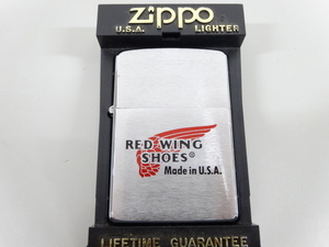 1994年製 ZIPPO ジッポ RED WING SHOES レッドウイング シルバー 銀 オイル ライター 喫煙 USA 