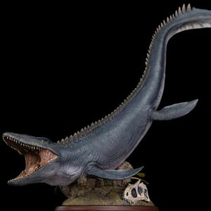 Nanmu 本心楠改 モササウルス Lord of Abyss 2.0 65cm級 大きい 海洋恐竜 フィギュア模型 プラモデル大人のおもちゃプレゼント (原色 DX版)