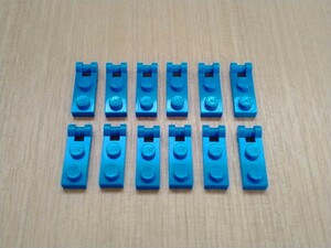 レゴ　特殊プレート　ハンドル付き　10個　ブルー色　パーツ　部品取り用　LEGO