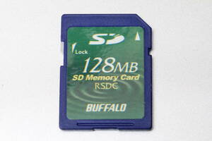 128MB SDカード　BUFFALO