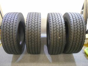 引取り歓迎★ バリ山 ブリヂストン W999 245/70R19.5 トラックタイヤ 22年製 4本★