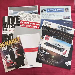 カタログ 12冊◆2013年 モーターショー◆第43回 東京モーターショー/第8回 大阪モーターショー◆日産 マツダ スズキ 三菱 メルセデスベンツ