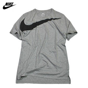 [ новый товар ] Nike Drop tail большой размер sushu короткий рукав футболка [063: пепел ]M большой swoshu Logo NIKE NSW