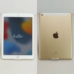 《中古》iPad 第5世代 128GB MPG52J/A A1823 ゴールド ケース付き 本体のみ 箱なし アップル （西）