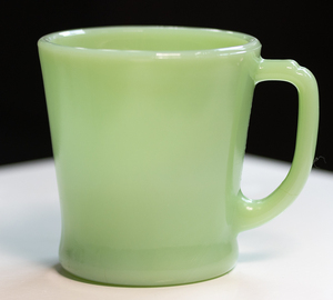 美品！ ファイヤーキング マグ ジェダイ Ｄハンドル 1960年代 耐熱 ミルクガラス コーヒー ビンテージ アンティーク アメリカ