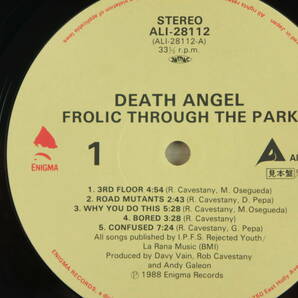 ★帯付★ 見本盤 美盤  Death Angel デス・エンジェル Frolic Through the Park フローリック・スルー・ザ・パーク ALI-28112 の画像6