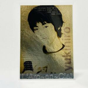 L'Arc~en~Ciel TRADING CARD PERFECT COLLECTION 再販 No.087 LIVE TOUR'98 LIGHT MY FIRE ＂yukihiro＂