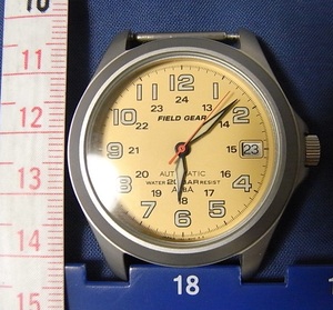 動作品 ジャンク ALBA フィールドギア Y621-8010 自動巻き アルバ FIELD GEAR メンズ 腕時計 アルピニスト ミリタリー SUS ダイバー