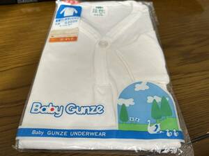 # new goods # baby Gunze # long sleeve one button shirt #80 size 
