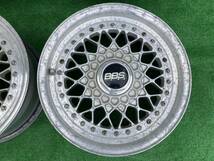 ★鍛造!! BBS RS176 7J+14 PCD114.3 5H 4本セット 当時物!! メッシュ リバレルベースに!! クラウン/ソアラ/セドリック/グロリア等に_画像8