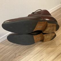 チーニー × シップス Cheaney × Ships /チャッカブーツ /プレーントゥ /バーガンディ /本革 /10298 /英国製 /UK8.5_画像4