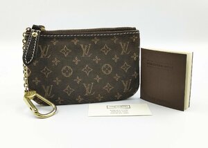 S2391●送料198円～ ルイヴィトン LOUIS VUITTON モノグラム イディール ポシェットクレ コインケース 小銭入れ ブラウン系