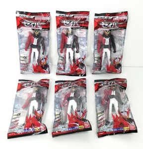 B03176☆送料198円～ 新品/未開封 ソフビヒーロー 仮面ライダーセイバー＆レジェンド仮面ライダー セイバーのみ６個セット