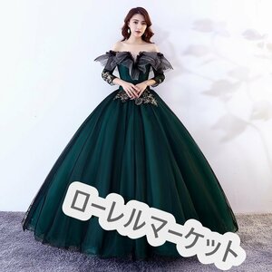 美品登場 ☆ パニエ付　ウエディングドレス カラードレス　結婚式　披露宴　ステージ　サイズオーダー可能