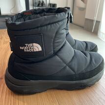 ■[ザノースフェイス] Nuptse Bootie WP Logo Short ヌプシ ブーティ ウォータープルーフ ロゴ ショート NF52076　ブラック　27cm_画像4