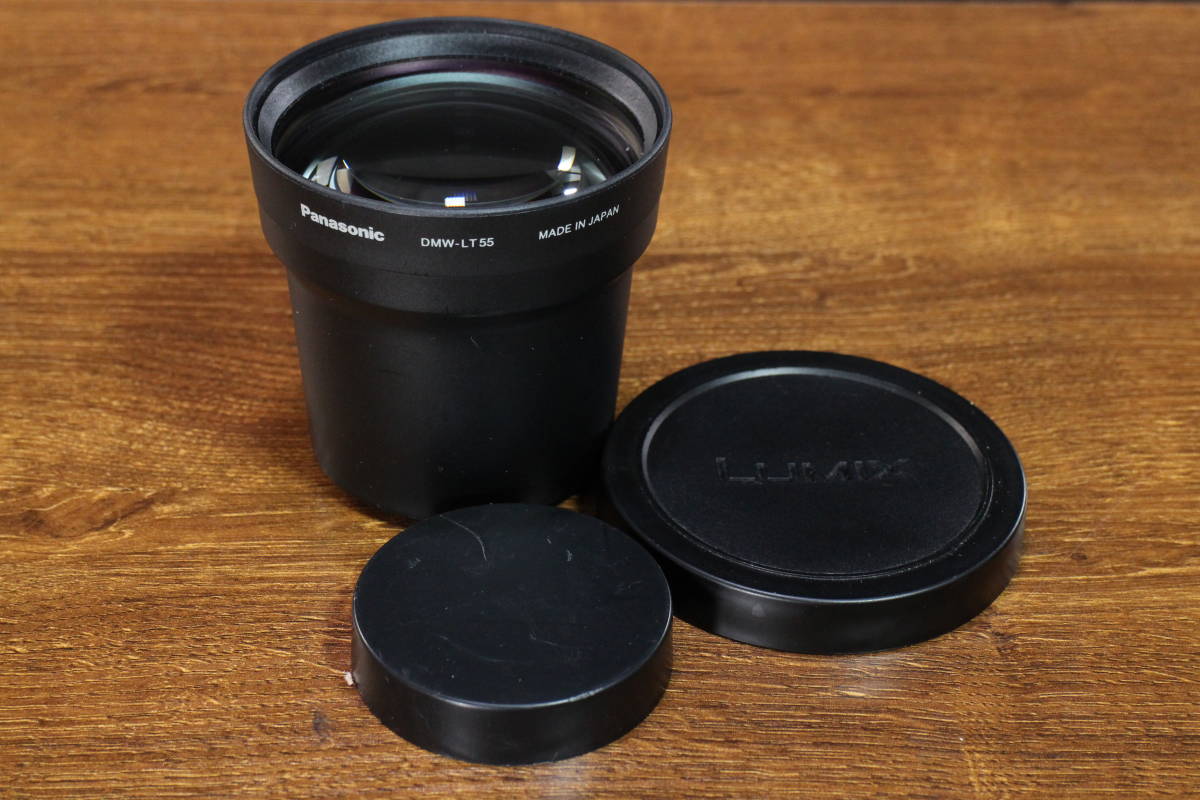 外観並級】Panasonic Tele Conversion Lens 1.7X DMW-LT55 #t9923-