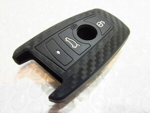 BMW F20/F30/F10/F06 シリコンキーカバー/カーボンルック 新品/F01/F02/F07/F12/F13/F11/F22/F25/F32/F34/