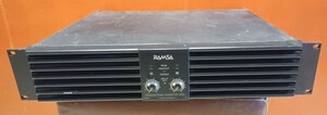 Panasonic　RAMSA　WP-1200A　200W x 2 (4Ω) 120W x 2 (8Ω) BTL 400W(8Ω) 2U パワーアンプ　動作確認済　中古良品