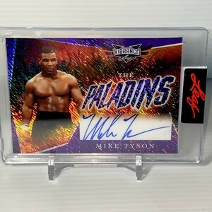 【5枚限定】2023 Leaf Vibrance マイク・ タイソン 直筆サインカード The Paladins Shimmer Mike Tyson 3/5