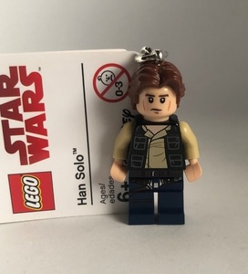 即決　新品　LEGO　レゴ　キーリング　キーホルダー 　ハン・ソロ　STAR WARS 　スターウォーズ 　ミニフィグ