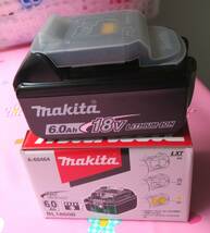 makita マキタ 純正バッテリー 18V6.0Ah BL1860B 新品未使用品_画像1