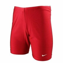 【訳有】【新品・未使用品】60％OFF ナイキ NIKE スパッツ メンズ ハーフタイツ インナースパッツ 送料無料 赤 L_画像1