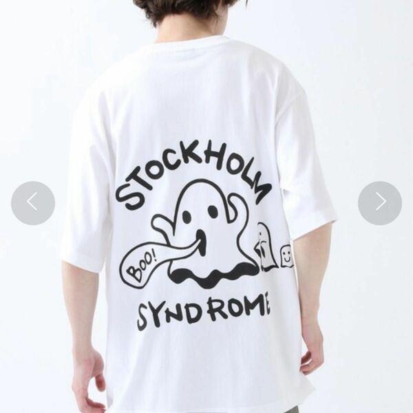 STOCKHOLM SYNDROME ストックホルム　シンドローム　白　Tシャツ