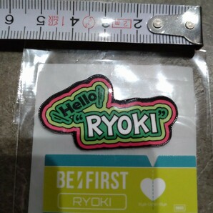 ★BE:FIRST 2枚!!!【RYOKI リョウキ】ステッカーシール グッズ BMSG★Bye-Good-Bye Hello My BESTYの画像1