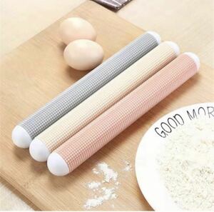 [3 pcs set ] gas pulling out noodle stick handmade confectionery breadmaking pink beige gray 