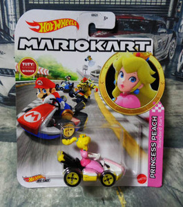 ホットウィール マリオカート ピーチ姫　HOTWHEELS MARIOKART PRINCESS PEACH　説明文・写真ご参照　　///(045)