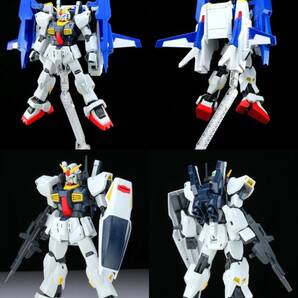 G0106完成品 1/144 HGUC スーパーガンダム HG 機動戦士 Zガンダム ガンダム Mk2 マーク2 MK-2 エゥーゴ Ver Gディフェンサー FXA-05D RX178の画像2