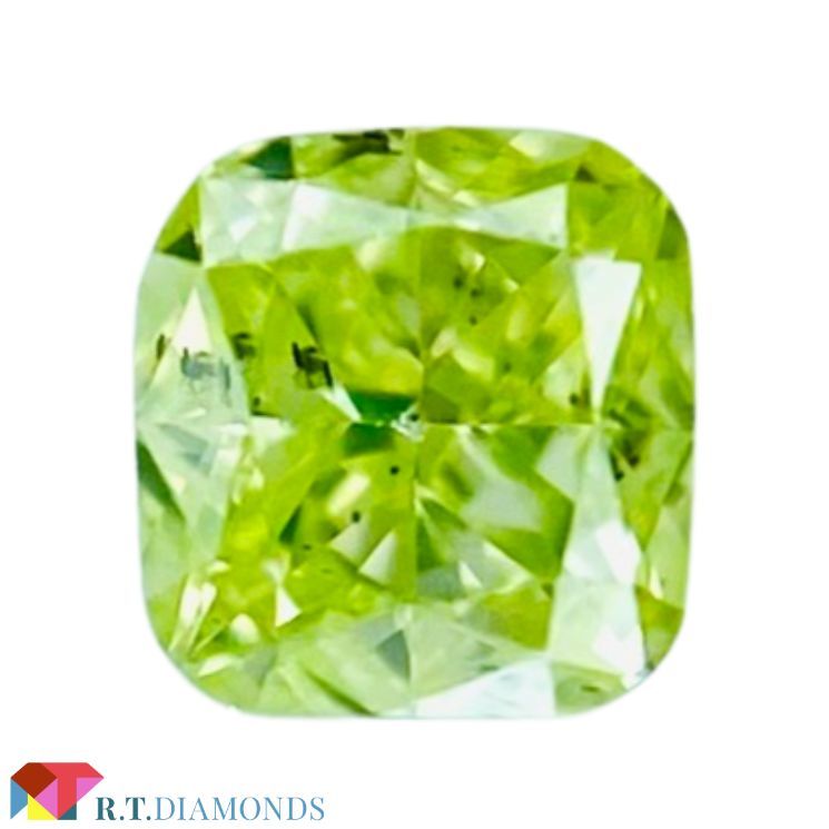 FANCY INTENSE YELLOW GREEN 0 073ct X/RT2212/CGL|PayPayフリマ