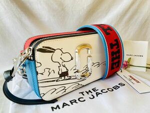 MARC JACOBS マークジェイコブス スヌーピーコラボ スナップショット カメラバッグ ショルダーバッグ WHITE MULTI SNOOPY 女性用 101